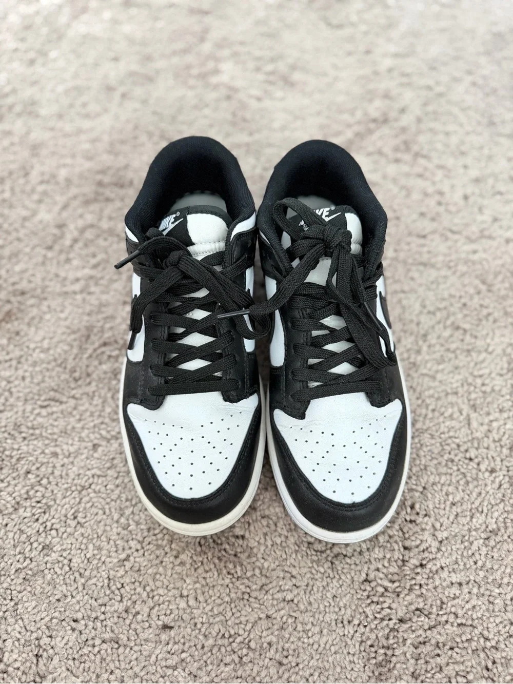 Nike Black and White Low-Top Sneakers